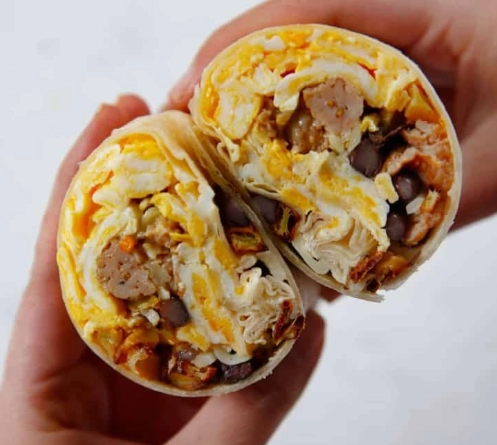 make ahead breakfast burritos