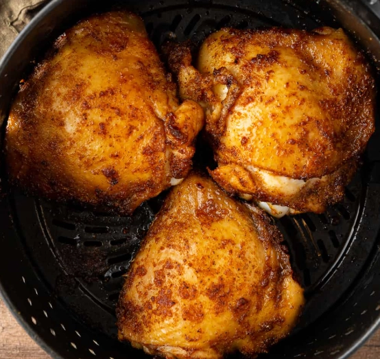 crispy chicken thighs air fryer crispy chicken thighs air fryer