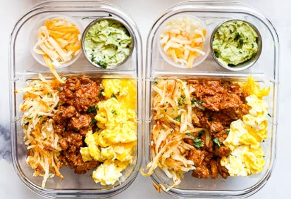 make ahead breakfast burritos