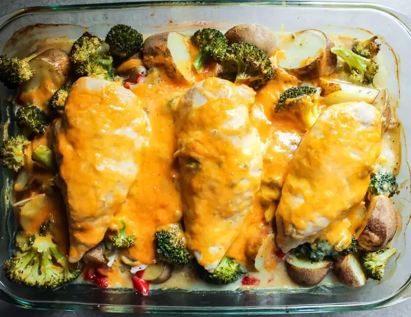 chicken vegetable casserole recipe