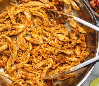 healthy shredded chicken recipes