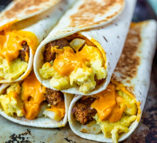 easy breakfast burritos easy breakfast burritos