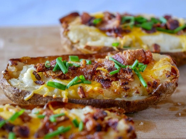 air fryer twice baked potatoes recipe air fryer twice baked potatoes recipe