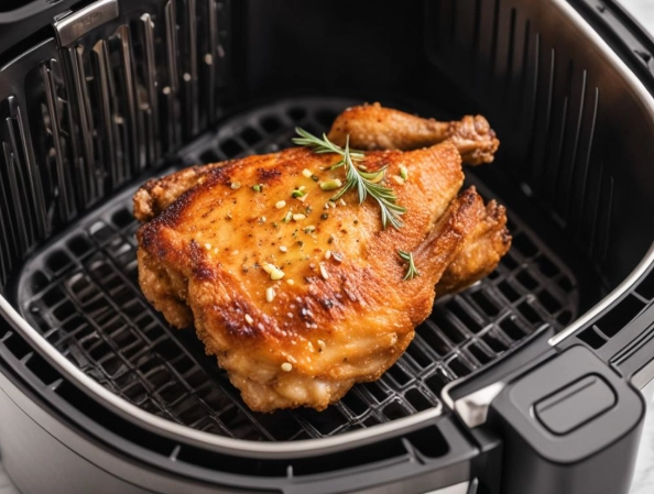 crispy chicken thighs air fryer
