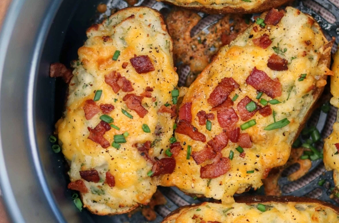 air fryer twice baked potatoes recipe air fryer twice baked potatoes recipe
