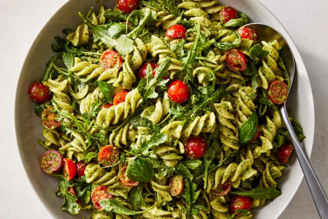 easy pesto pasta salad