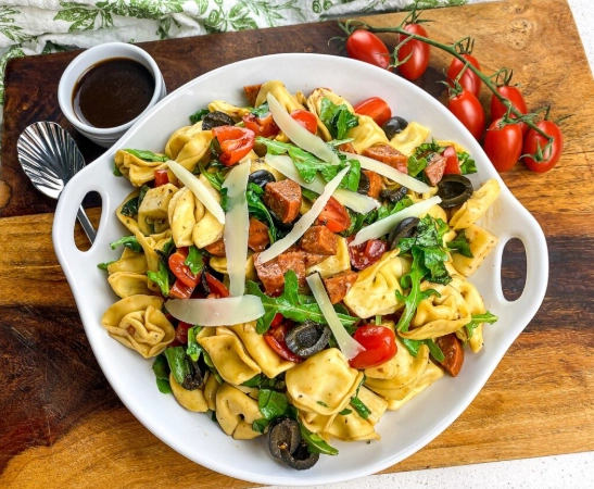 easy tortellini salad easy tortellini salad