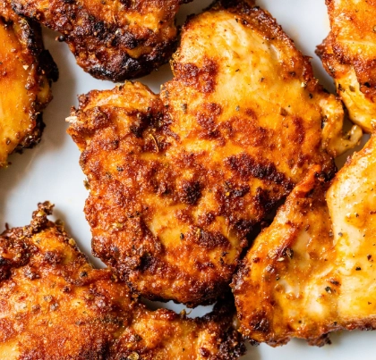 air fry chicken thighs temperature