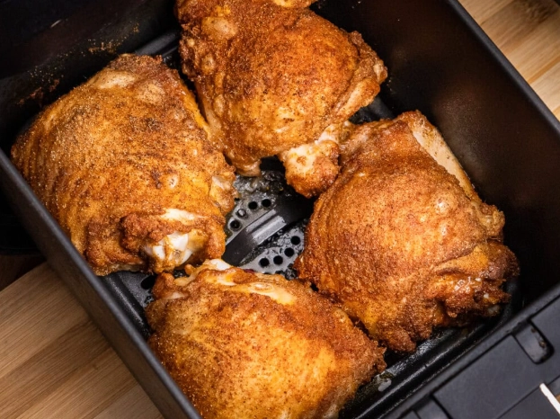 crispy air fryer chicken thighs
