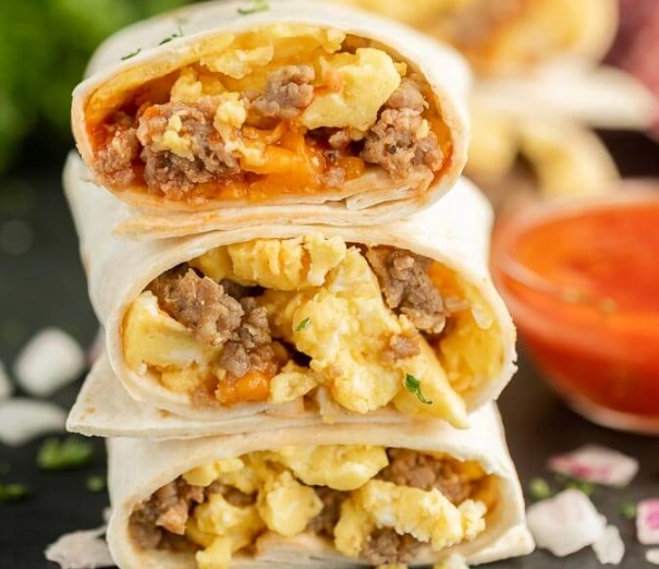 make ahead breakfast burritos