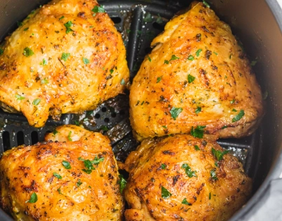 air fryer chicken thighs crispy