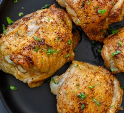 air fryer chicken thighs crispy
