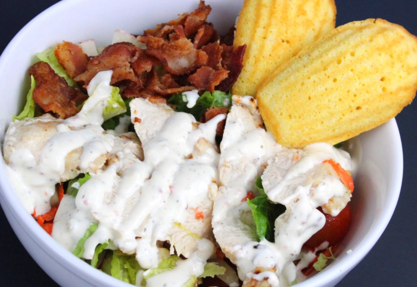 easy chicken bacon ranch salad easy chicken bacon ranch salad