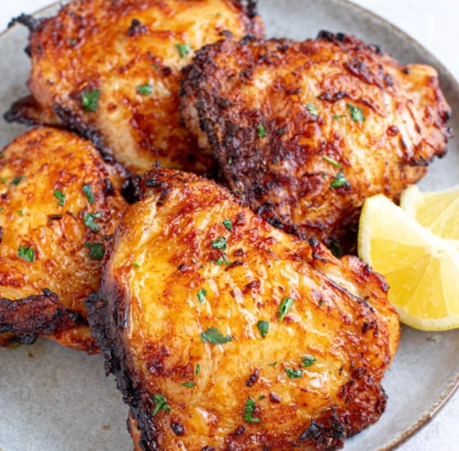 air fryer chicken thighs crispy skin