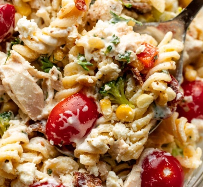 easy pasta salad with chicken easy pasta salad with chicken