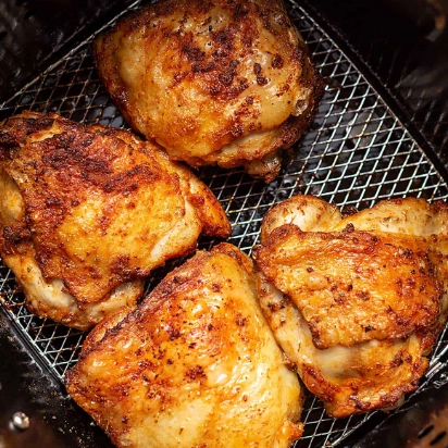air fryer chicken thighs bone in
