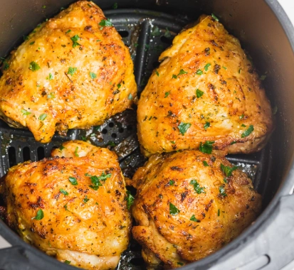 bone in chicken thighs air fryer