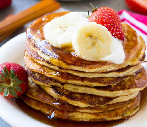 healthy banana pancakes