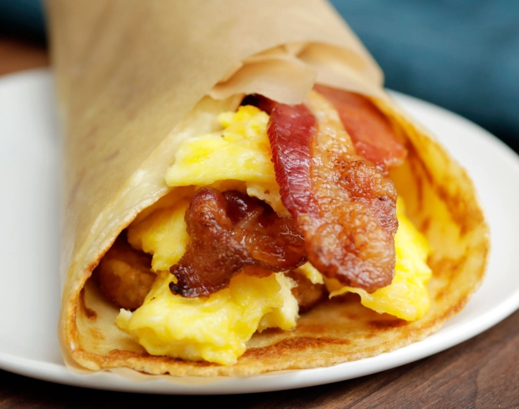 healthy breakfast wraps