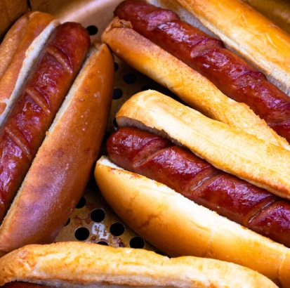 air fryer hot dogs