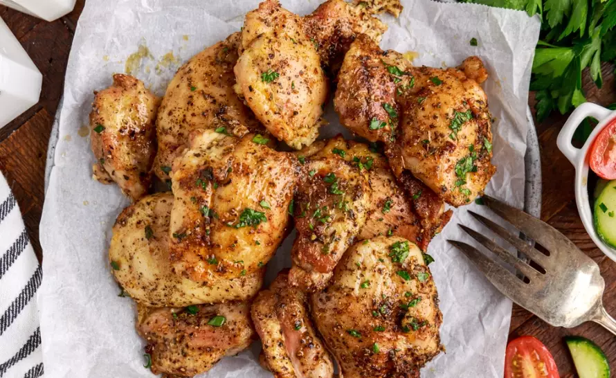 crispy boneless chicken thighs