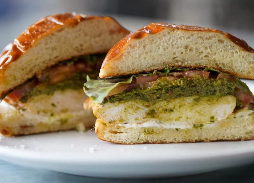best pesto chicken sandwich