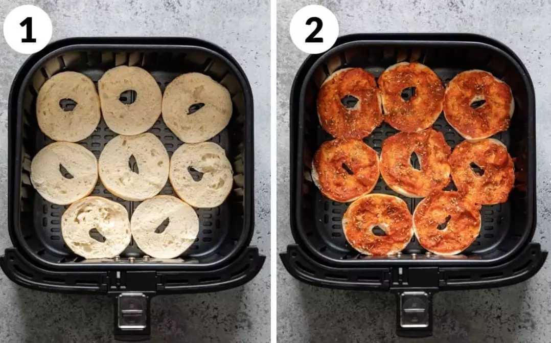 air fryer bagel bites