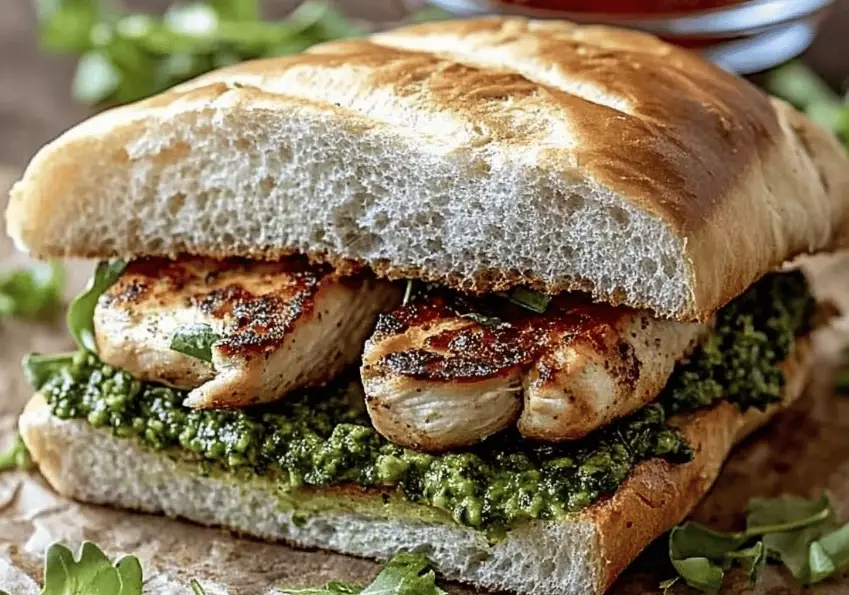 best pesto chicken sandwich