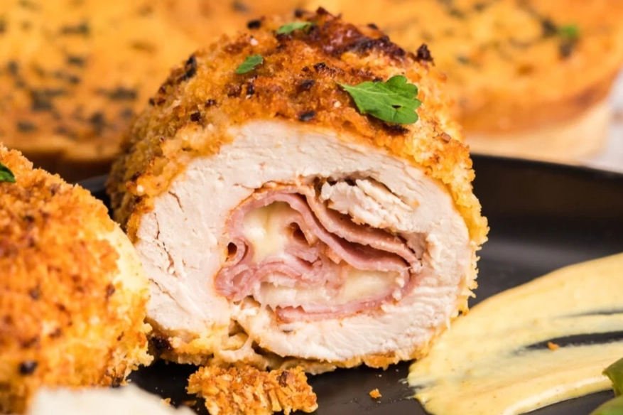 healthy chicken cordon bleu recipe