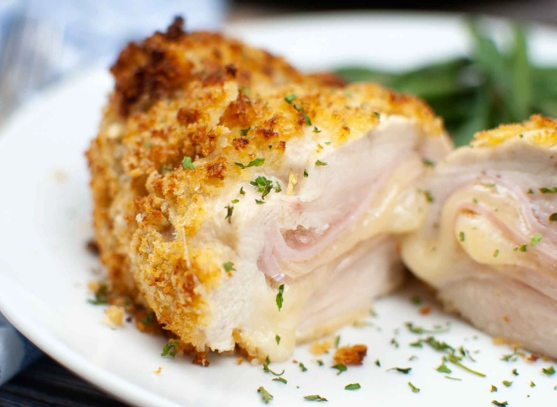 air fryer chicken cordon bleu