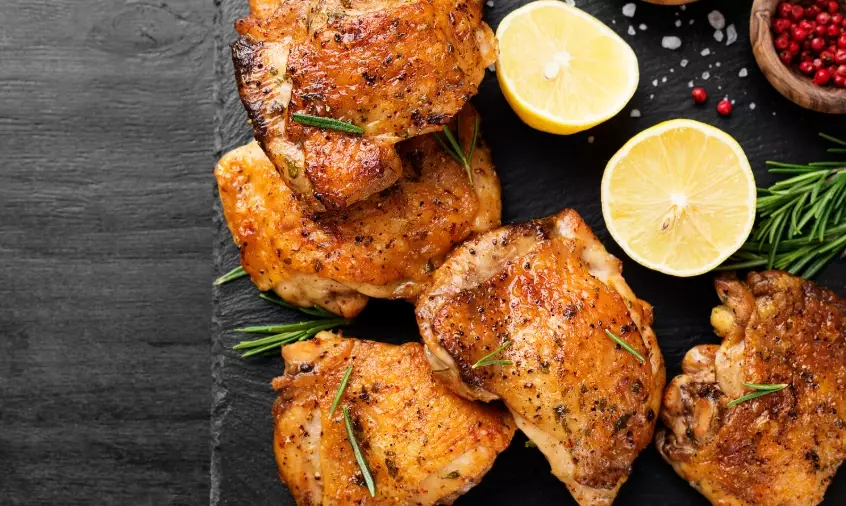 crispy air fryer chicken thighs crispy air fryer chicken thighs