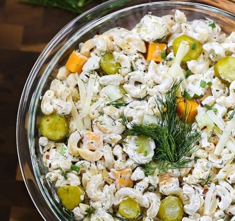dill pickle pasta salad recipe dill pickle pasta salad recipe