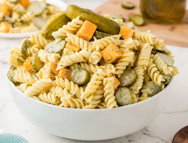 dill pickle pasta salad recipe dill pickle pasta salad recipe