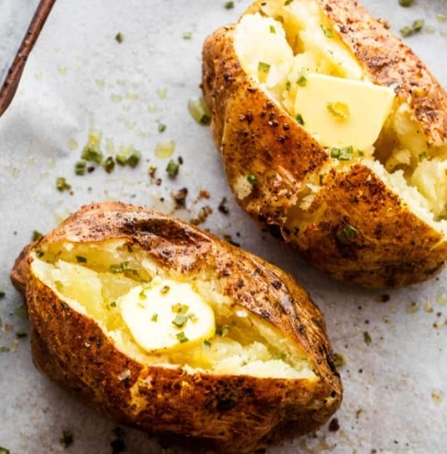 air fryer baked potatoes time