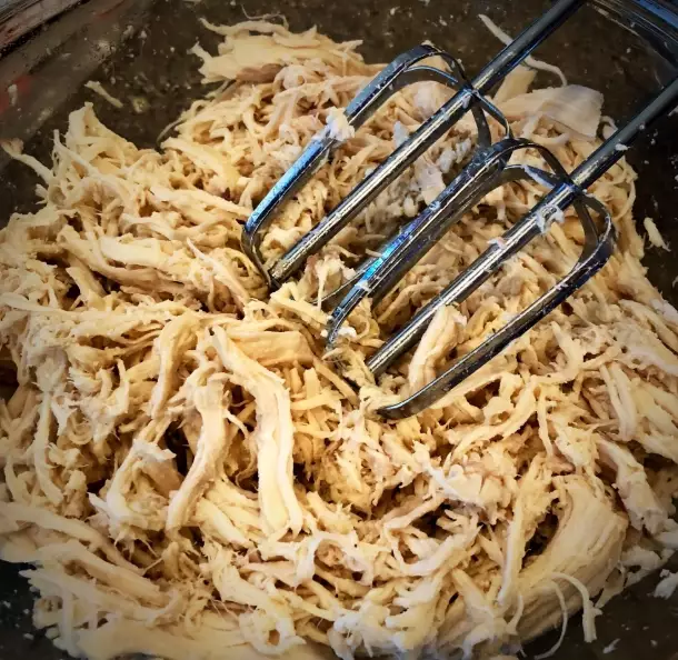 cooking chicken for shredding
