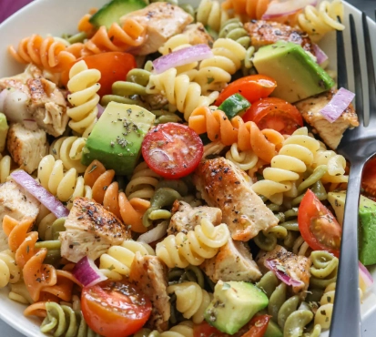 creamy chicken pasta salad