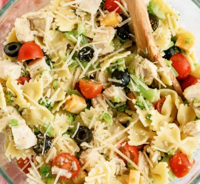 easy chicken pasta salad recipe