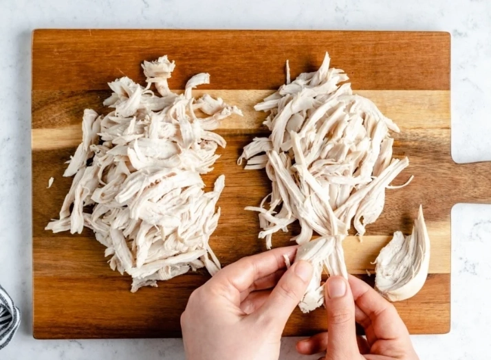 best way to shred chicken