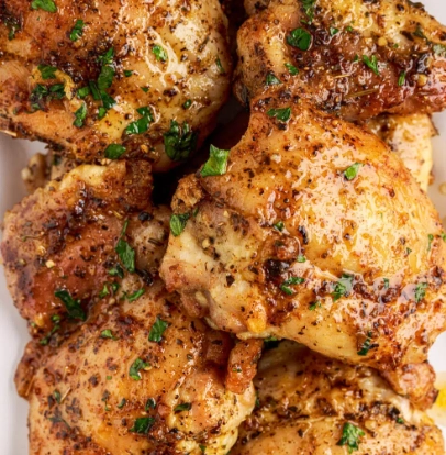 crispy air fryer chicken thighs