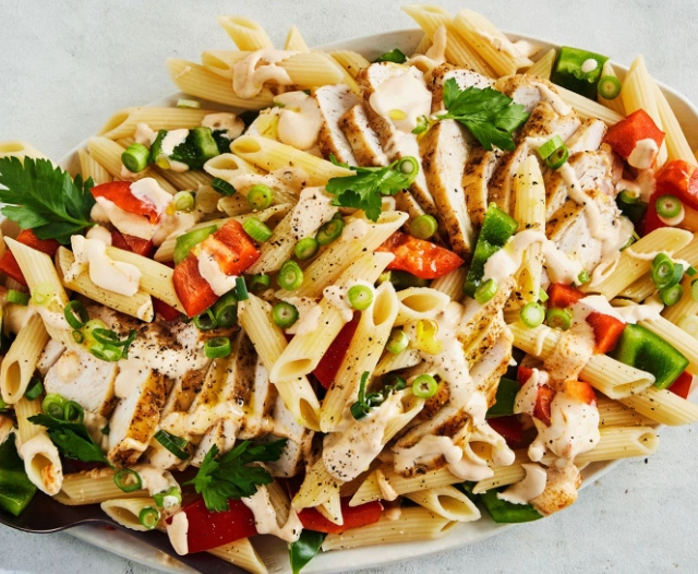 easy chicken pasta salad recipe