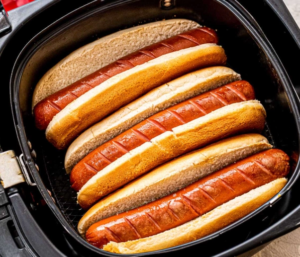 air fryer hot dogs