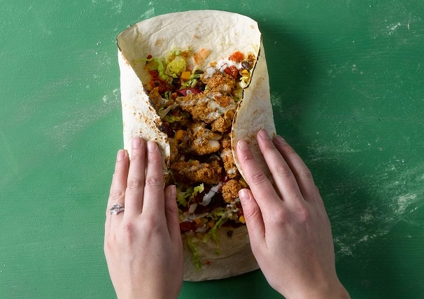 how do you wrap a burrito