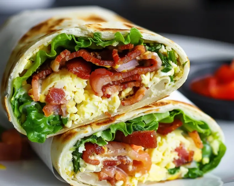 healthy breakfast wrap