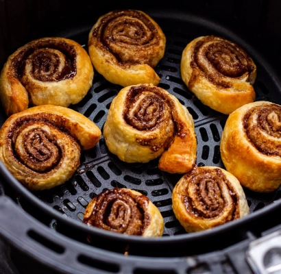 air fryer cinnamon rolls