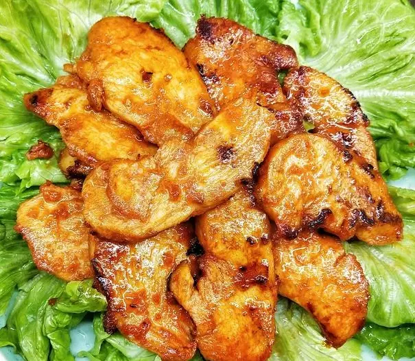 juicy chicken breast slices juicy chicken breast slices