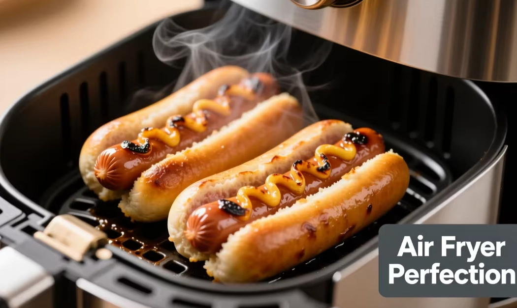 air fryer hot dogs air fryer hot dogs