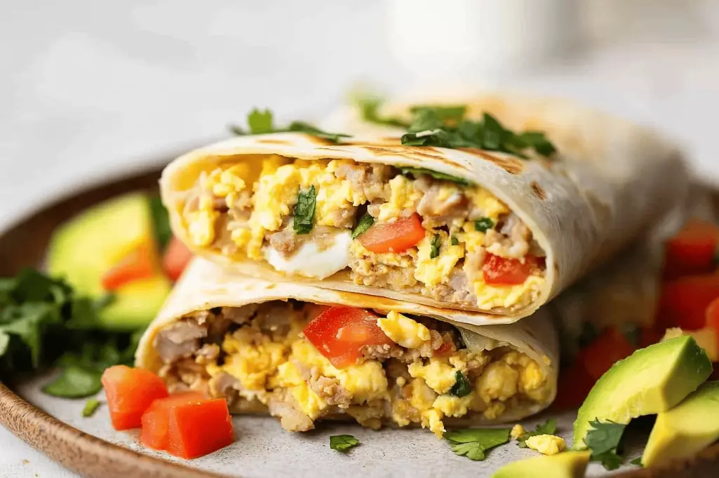 easy breakfast burritos easy breakfast burritos