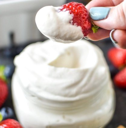 Whipped Greek yogurt cream cheese